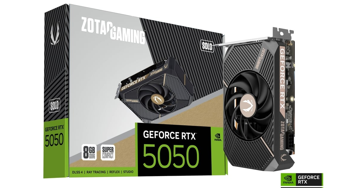 ZOTAC GAMING presenta la elegante GeForce RTX 5050 SOLO