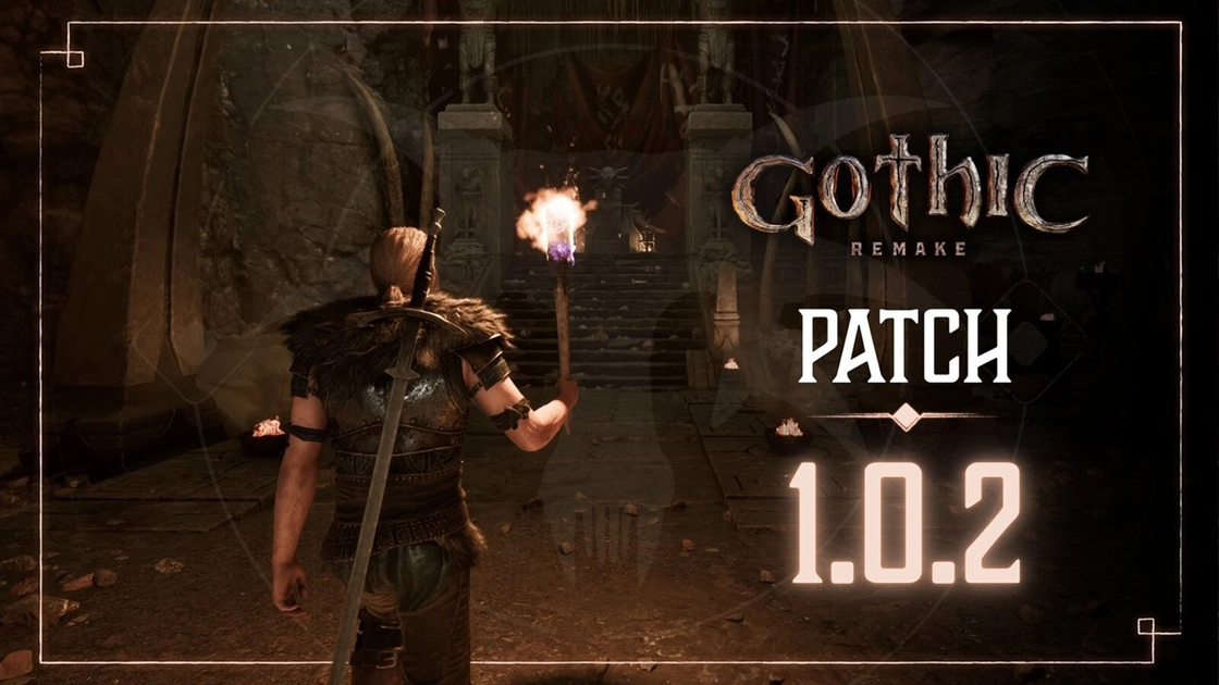 Gothic 1 Remake — parche 1.0.2 disponible en PC, PS5 y Xbox Series X|S.