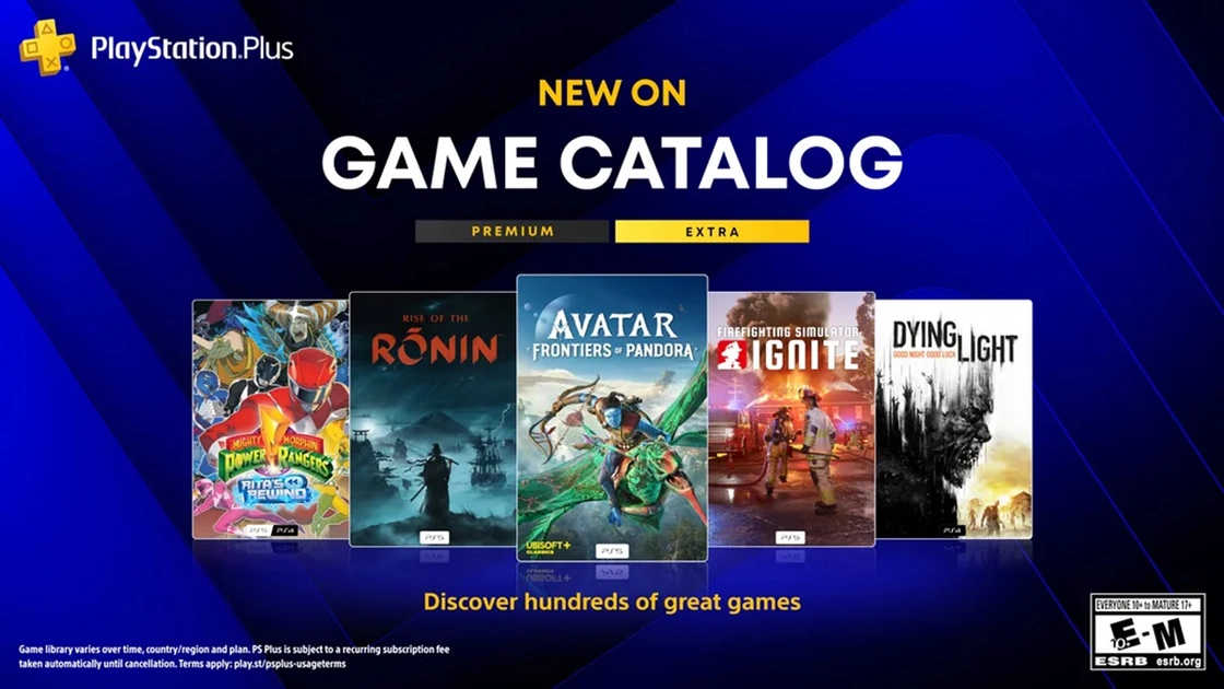 PlayStation Plus Extra y Premium amplían su catálogo en julio con Avatar: Frontiers of Pandora y Rise of the Ronin.