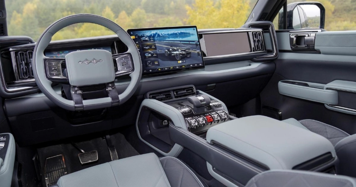 Explorando el interior del BYD Fang Cheng Bao Bao 5: ¿qué hay dentro?