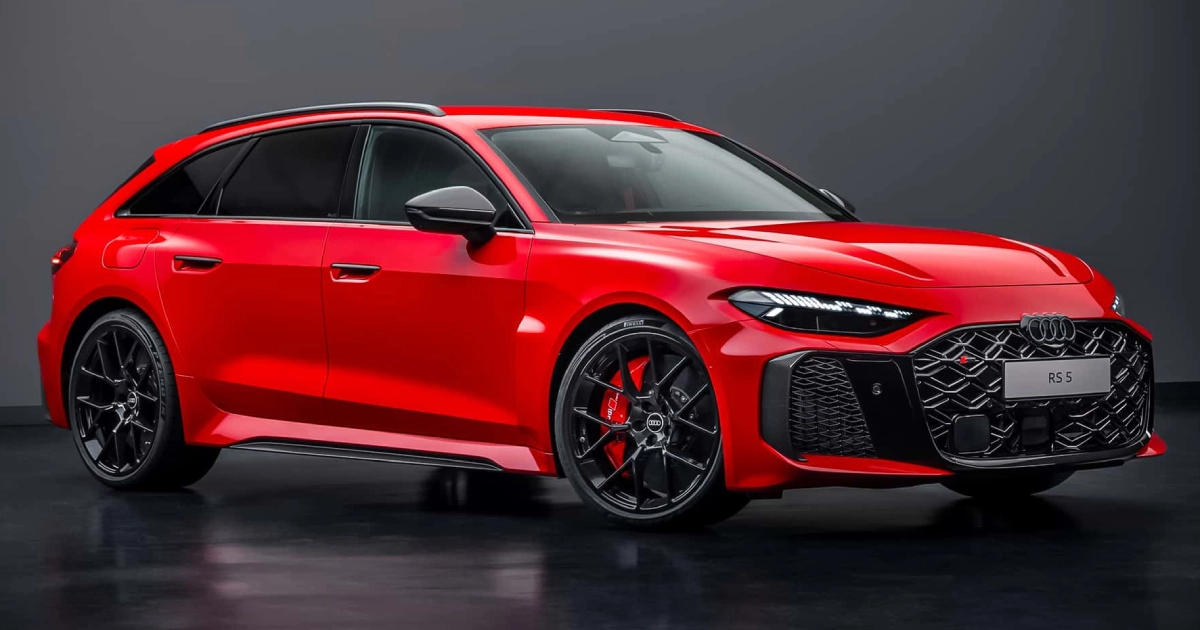 Vista futura: Desvelado el Audi RS5 Avant 2026