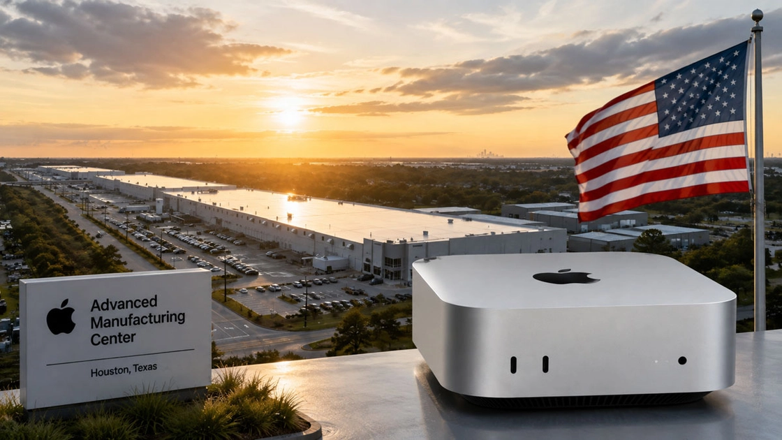 Apple inaugura el Advanced Manufacturing Center en Houston. Ilustración: Apple