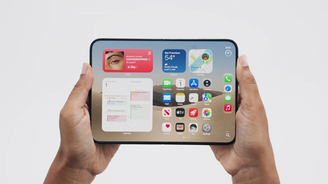 El iPhone Duo es el primer smartphone plegable de Apple.
