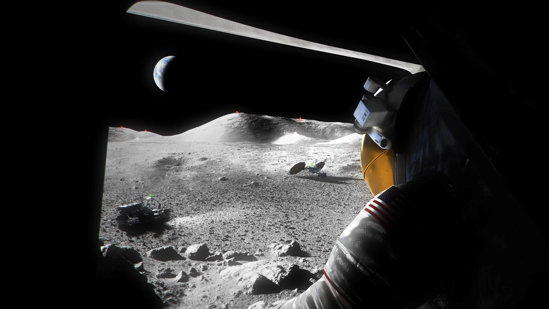 El Polo Sur lunar concentra los puntos de aterrizaje más valiosos de la carrera espacial actual.