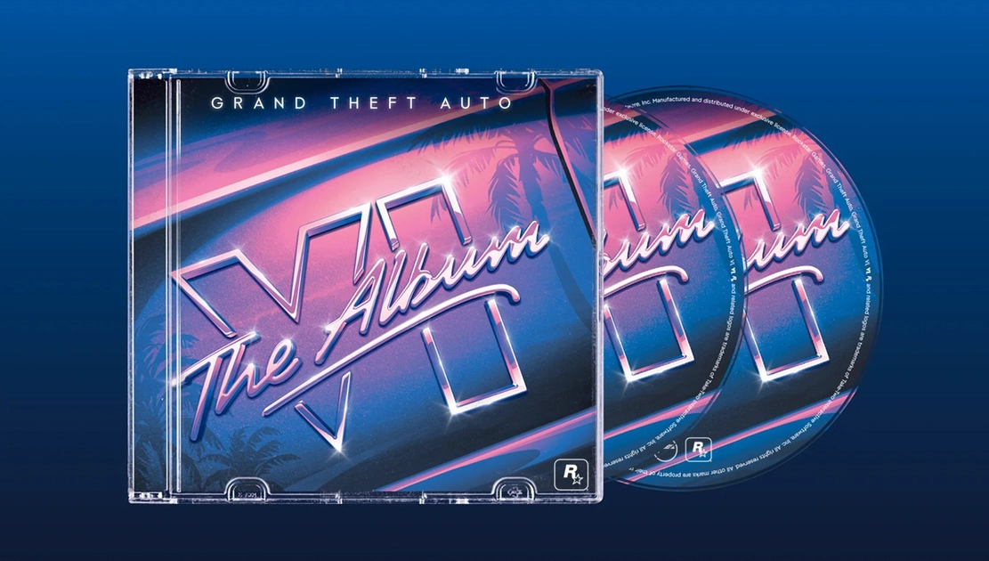 GTA VI: The Album — disponible en CD, vinilo estándar y edición limitada de vinilo el 19 de noviembre de 2026.