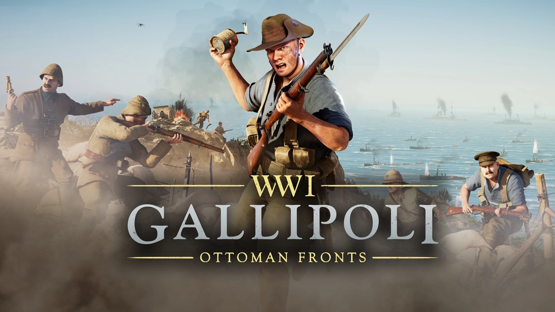 Gallipoli traslada la WW1 Game Series al frente otomano, con desembarcos en playa, desiertos de Mesopotamia y combate urbano.