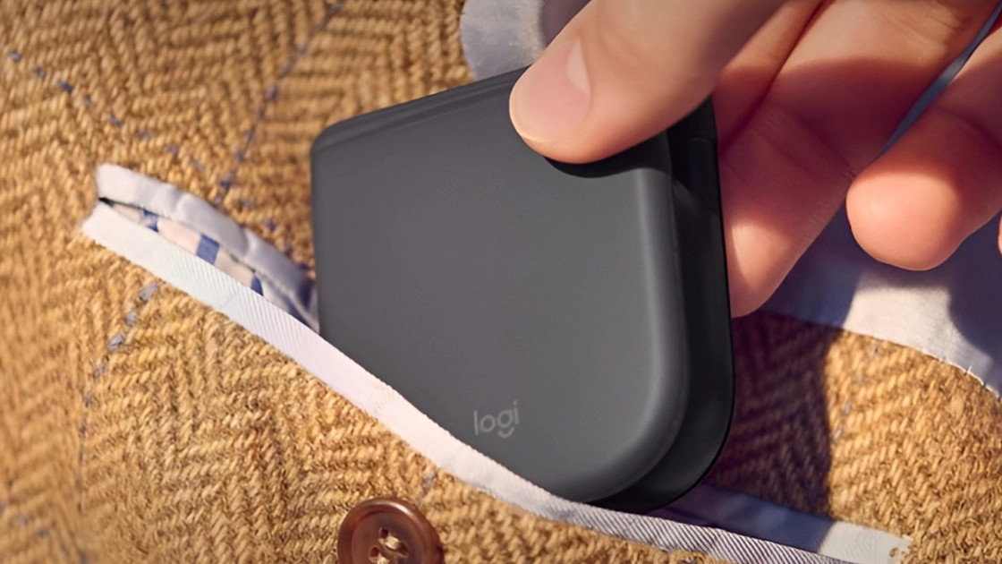 Renders oficiales del nuevo ratón plegable de Logitech filtrados por WinFuture.