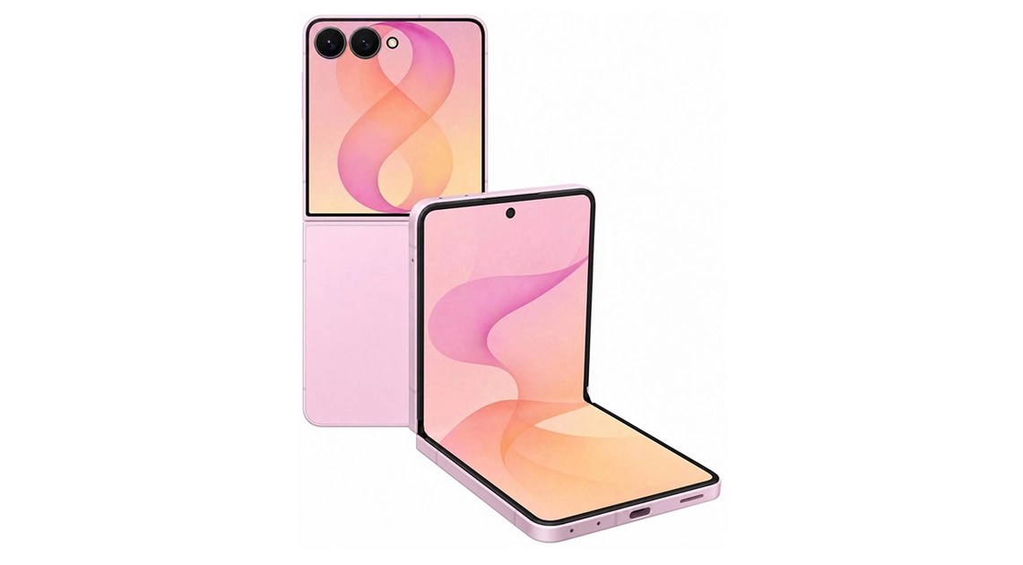 Samsung Galaxy Z Flip 8 en los colores Cream, Pink y Graphite.