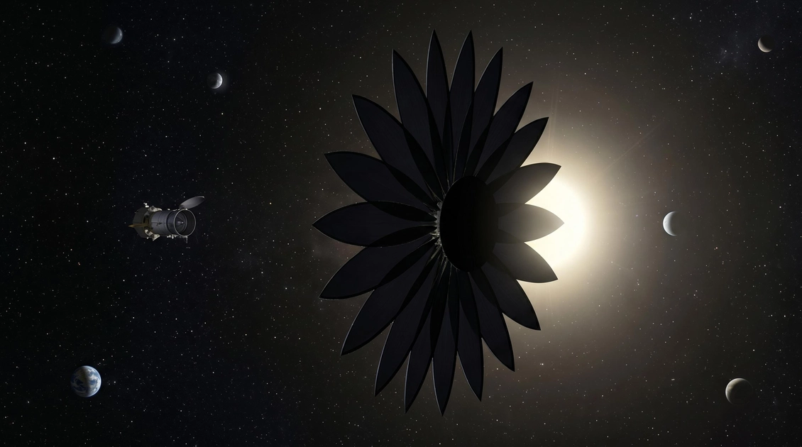 Recubrimiento nanométrico para el ocultador estelar Starshade. Foto: David Sheikh