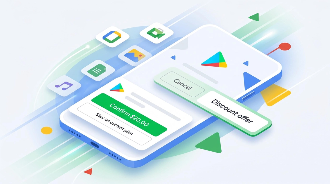 Google Play ofrecerá descuentos cuando intentes cancelar una suscripción