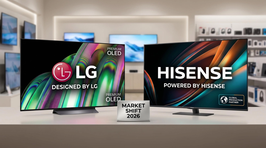 La presión china obliga a LG a replantearse su negocio de televisores. Ilustración: AI