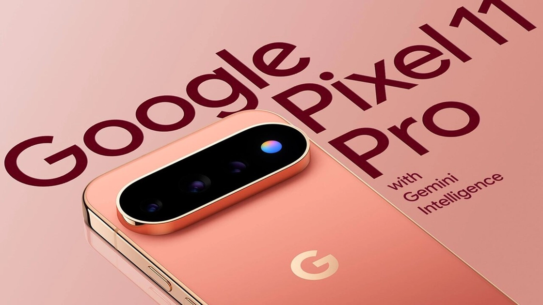 Google Pixel 11 Pro en color Obsidian, con el módulo de cámara trasera y el sistema HiLight visible.