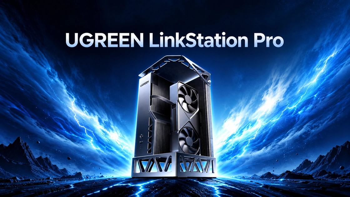 La LinkStation Pro de Ugreen integra una fuente de 850 W y compatibilidad con tarjetas de hasta 370 mm de longitud.