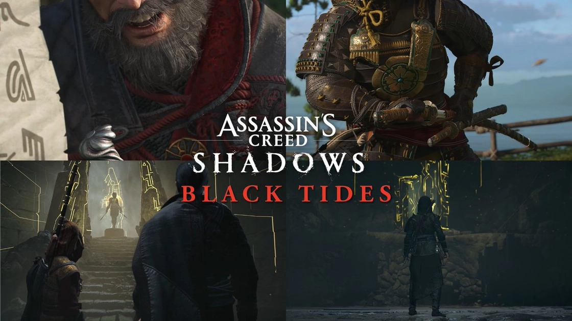 Assassin's Creed Shadows — actualización final 1.1.11 con la misión Black Tides y el modo Domains.