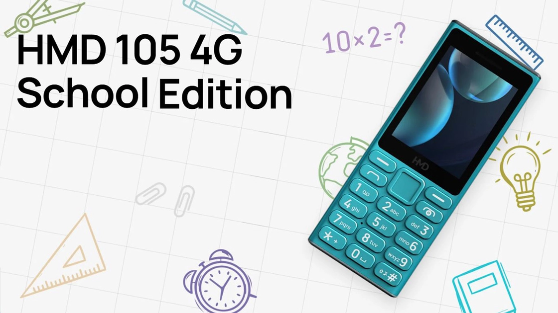 El HMD 105 4G School Edition elimina juegos y navegador, y deja solo llamadas y SMS.