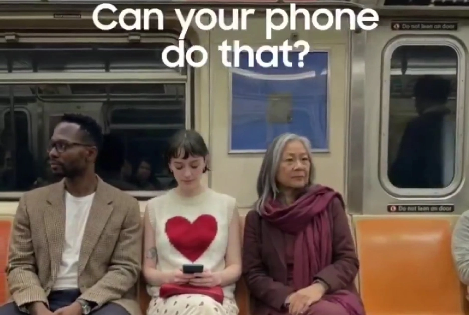 Samsung presenta una nueva obra maestra publicitaria: capturas de pantalla en primer plano