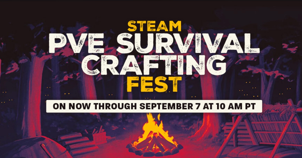 Algunos de los títulos destacados del Steam PvE Survival Crafting Fest 2026.