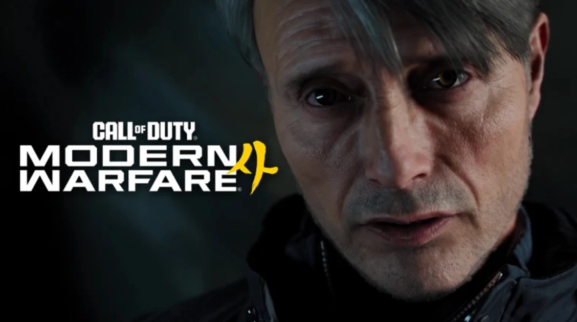 Mads Mikkelsen como The Archer en el tráiler de campaña de Call of Duty: Modern Warfare 4, presentado en la Tokyo Game Show.