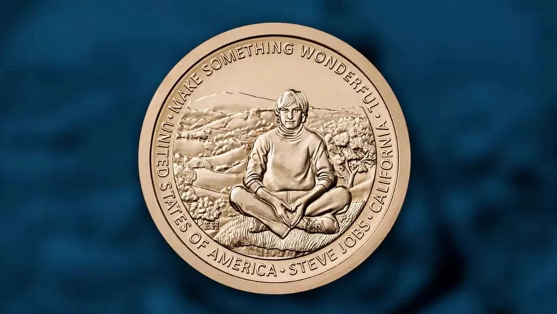 La Casa de la Moneda de EE.UU. lanza una moneda de $1 con Steve Jobs