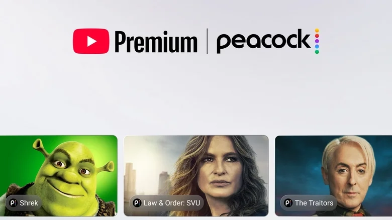 YouTube Premium incluirá Peacock gratis en EE. UU. desde 2027, pero España queda fuera