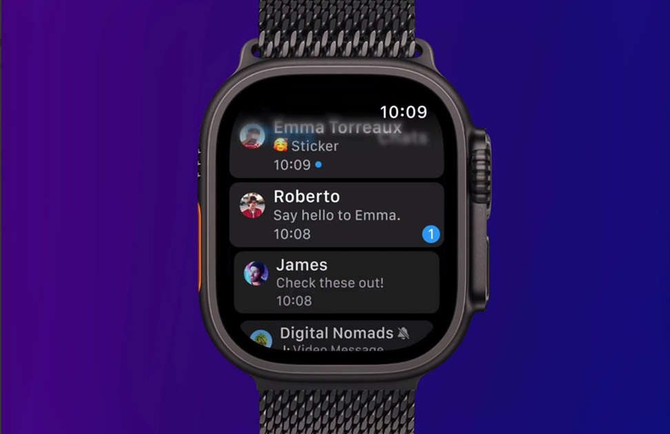 Telegram vuelve a Apple Watch con aplicación nativa tras cuatro años de ausencia