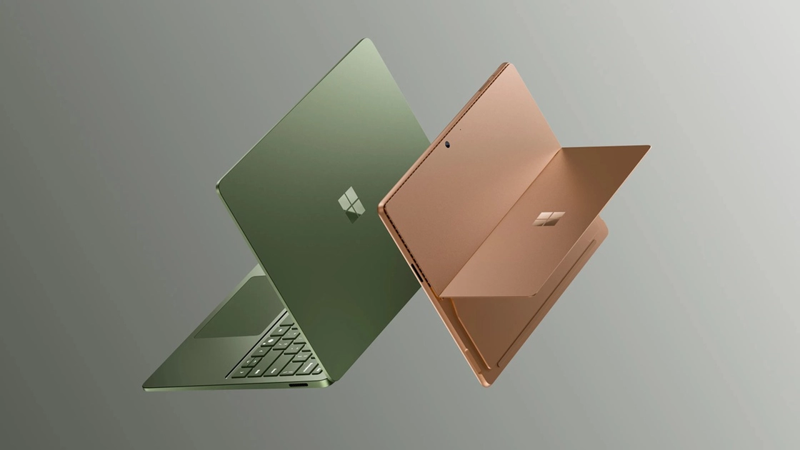 El nuevo Surface Pro de 13 pulgadas con Snapdragon X2, disponible en Platinum, Black y Dune.