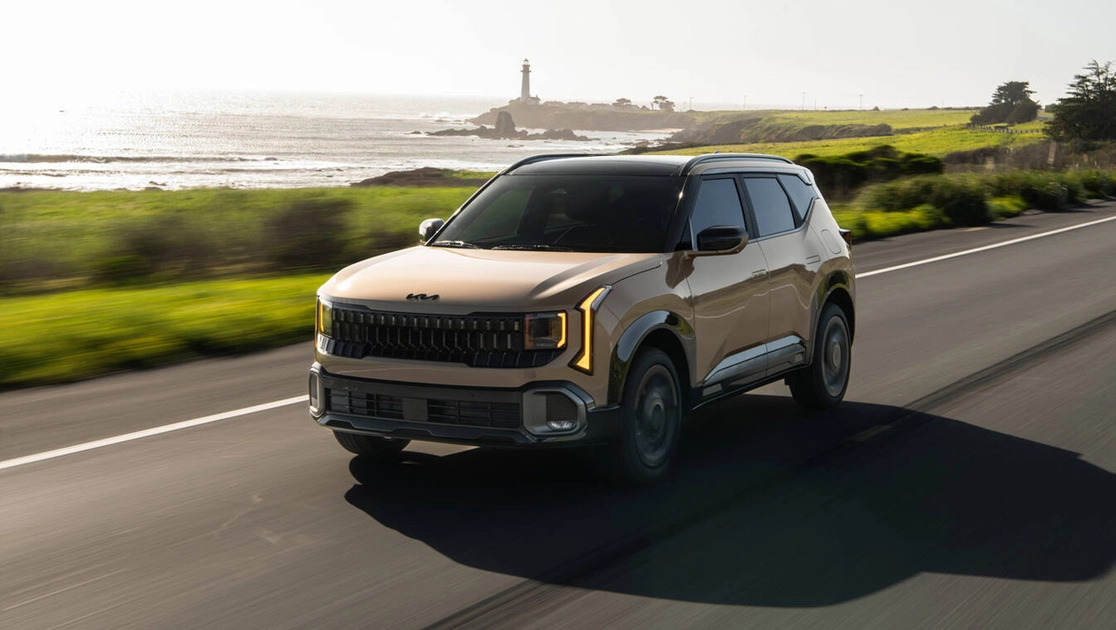 Diseño exterior del Kia Seltos 2027. Ilustración: Kia