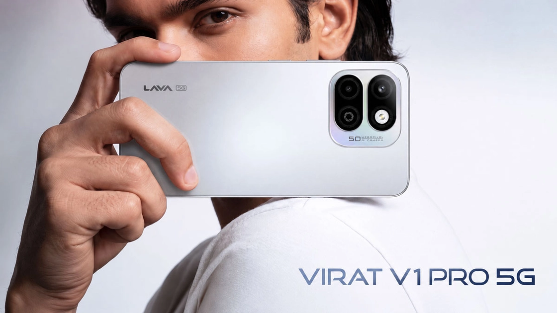 Smartphone Lava Virat V1 Pro 5G en dos colores