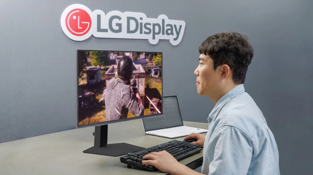 Comparativa de tasas de refresco en monitores OLED de LG durante el experimento con jugadores.