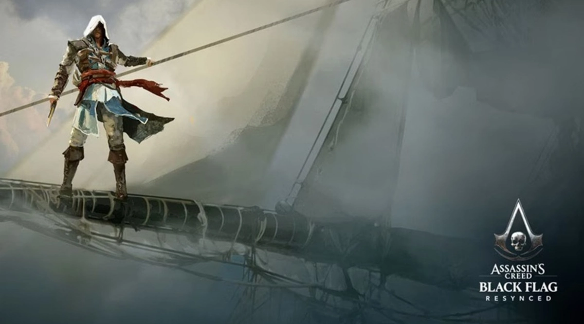 Regreso a los mares del Caribe: Primer arte de Assassin's Creed Black Flag: Resynced