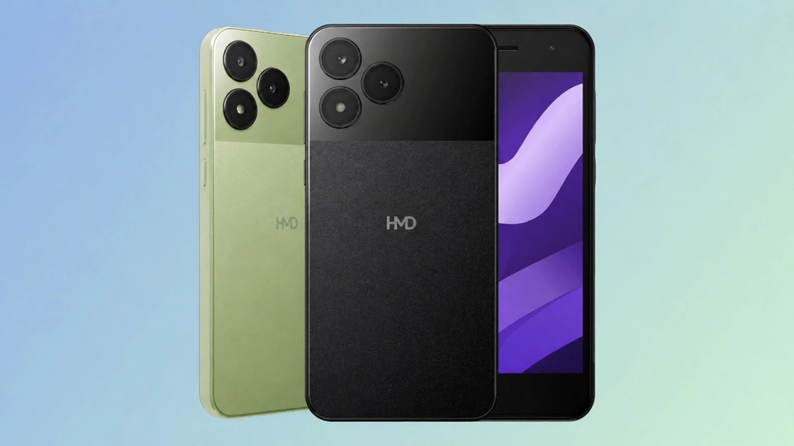 El HMD Asha 305 apuesta por un diseño compacto y una experiencia sin aplicaciones de Google.