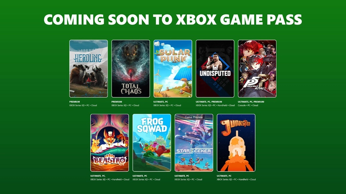 Game Pass en junio: vuelve Persona 5 Royal y llegan nuevos indies cooperativos