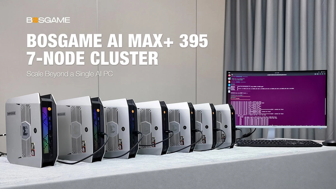 El mini-PC M5 AI. Ilustración: Bosgame