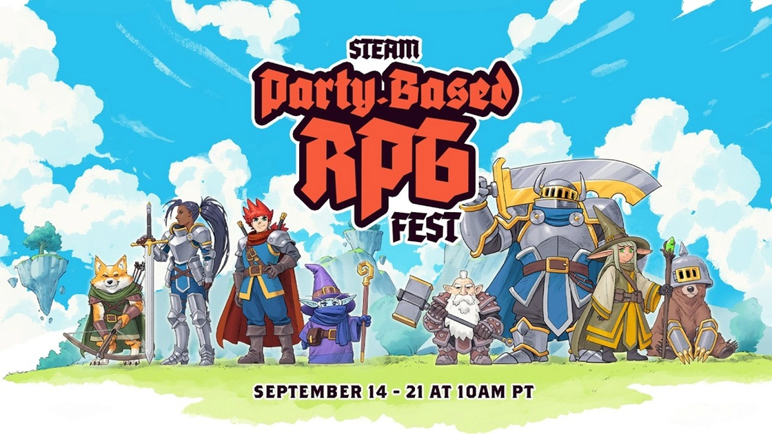 Algunos de los títulos destacados del Party-Based RPG Fest 2026 en Steam.