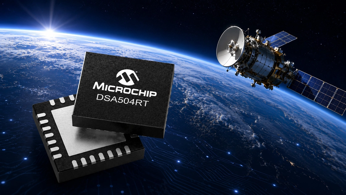 Diagrama de bloques funcional del DSA504RT. Ilustración: Microchip