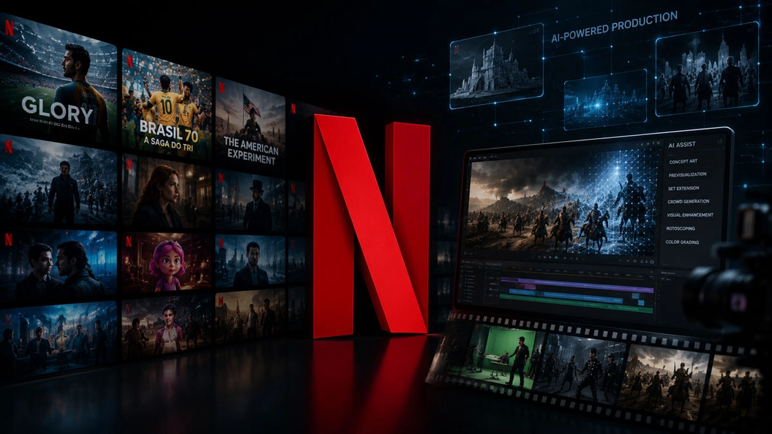 Netflix usó IA en 300 producciones en seis meses: qué significa para el cine y las series