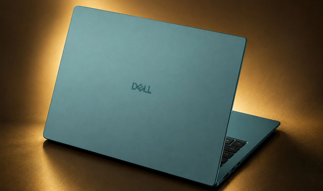 El Dell 14S en sus cuatro colores: Linen, Dusty Rose, Washed Denim y Velvet Green.