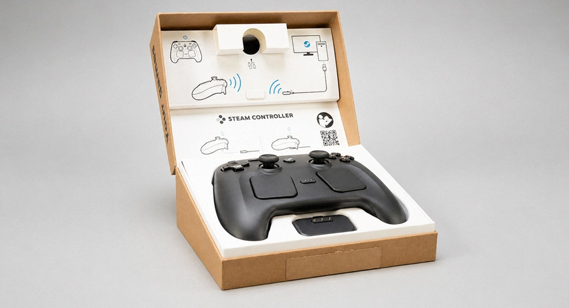 Steam Controller 2 — el mando de Valve que se agotó en media hora.