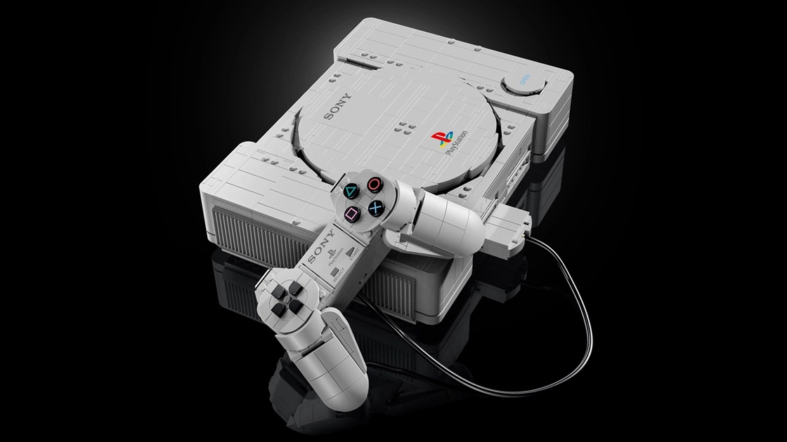 El set LEGO PlayStation reproduce la consola original de 1994 a escala 1:1 con 1.911 piezas.