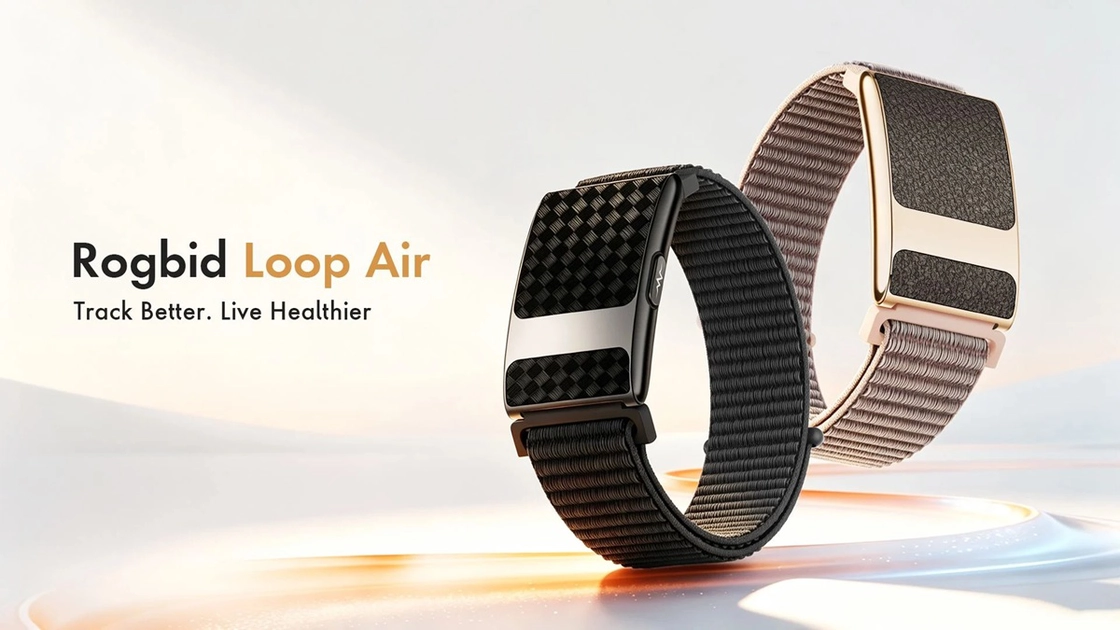 El Rogbid Loop Air prescinde de pantalla y usa un indicador luminoso y vibración para las notificaciones.