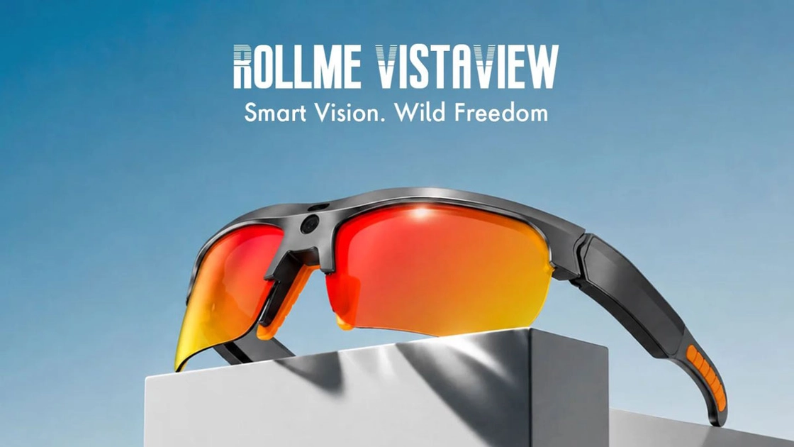 Rollme VistaView AI Smart Glasses. Ilustración: Rollme