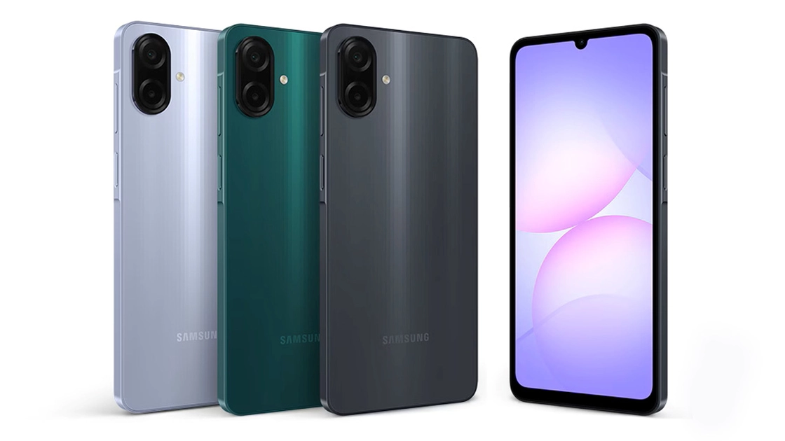 El Galaxy A07s en color Light Violet. Ilustración: Samsung