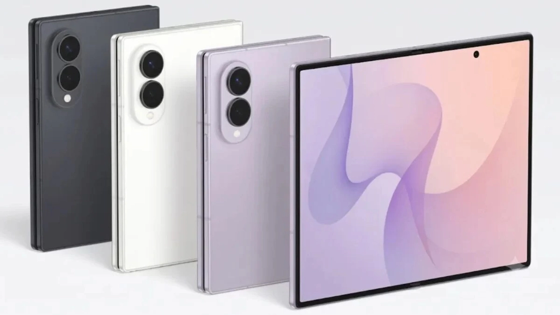 Samsung Galaxy Z Fold 8: pantalla externa de 5,5 pulgadas y pantalla interna de 7,6 pulgadas con proporción 4:3.