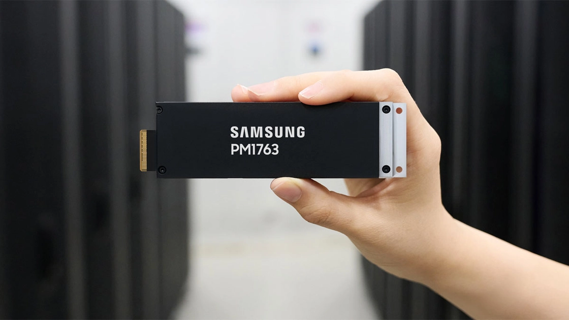 El primer SSD Samsung con interfaz PCIe 6.0. Ilustración: Samsung