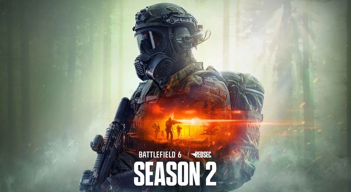 Vista interna del póster de la Temporada 2 de Battlefield 6