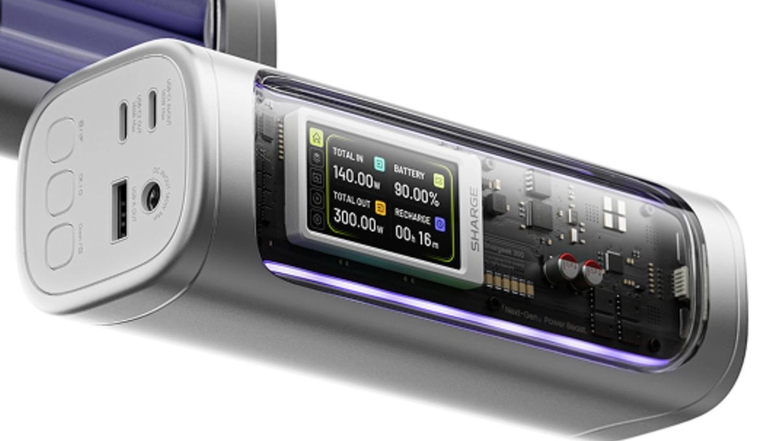 Banco de energía Shargeek 300: Potencia portátil en tu bolsillo