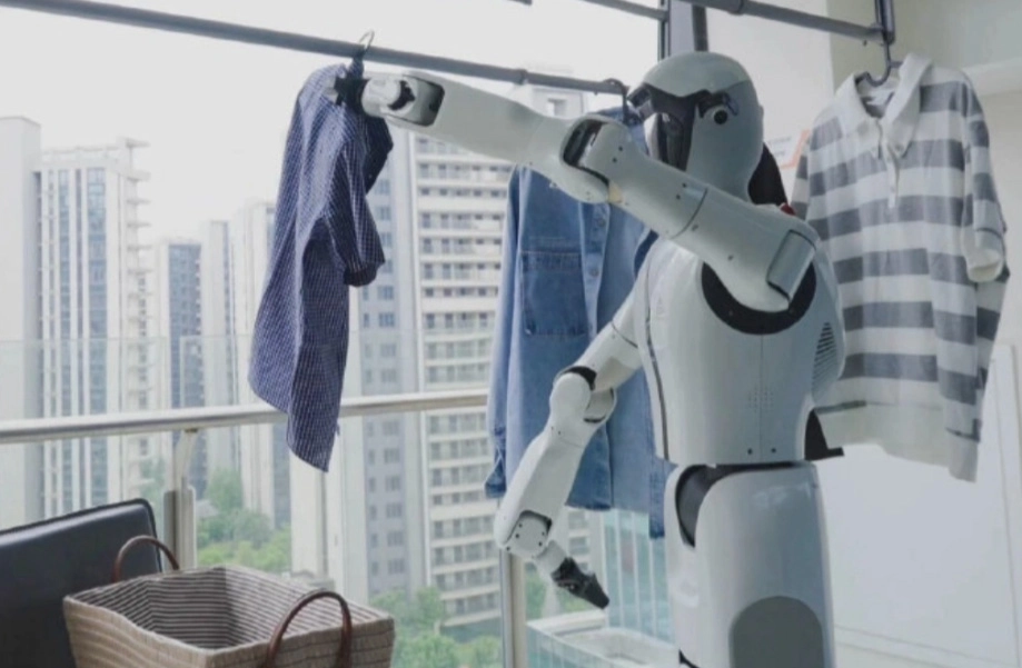 El robot Shiguang S1 en tareas domésticas. Foto: GigaBrain