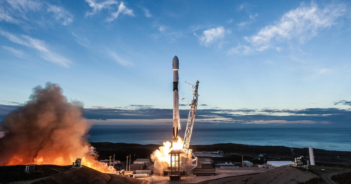 Lanzamiento del cohete Falcon 9. Foto: SpaceX