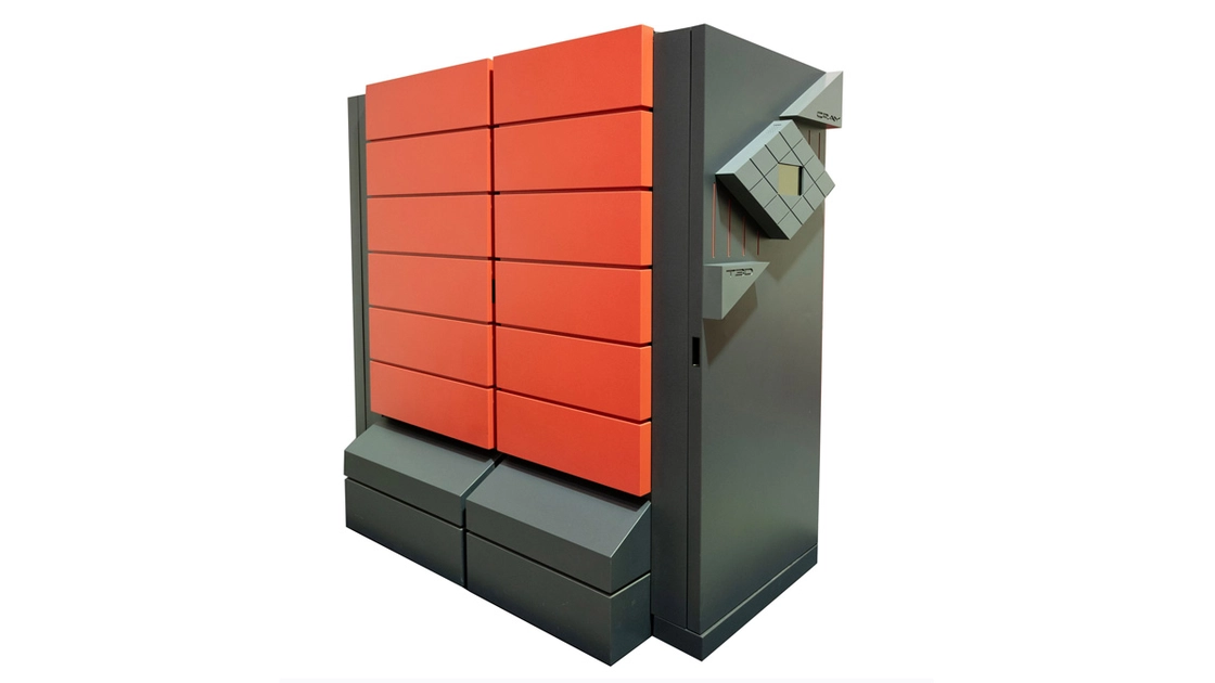 El legendario Cray T3D Typhoon, número de serie 6001 y primer ejemplar producido por Cray.