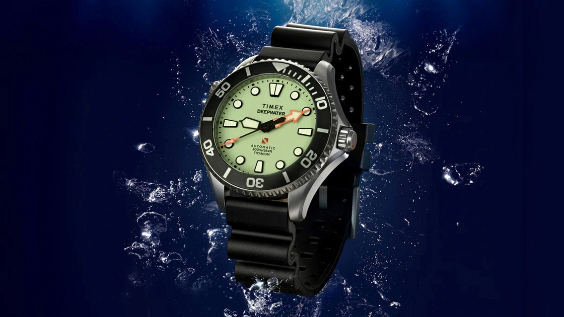 Caja de titanio Grado 5 y bisel cerámico. Imagen: Timex